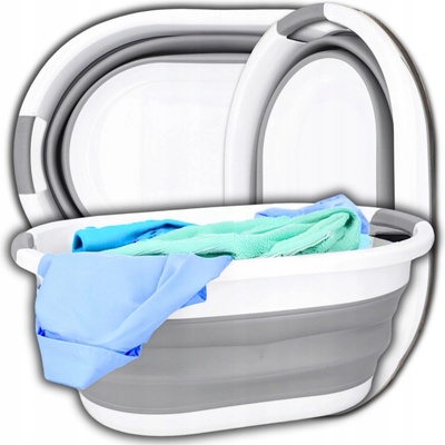 HomePRO Silikonový skládací koš na prádlo silikonová vanička 25L – Zboží Dáma