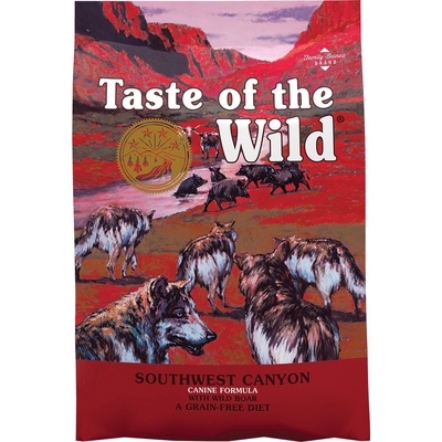 Taste of the Wild Southwest Canyon hovězí jehněčí divočák 2 x 12,2 kg