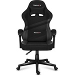 Huzaro Геймърски стол Huzaro Force 4.4, до 130kg, мрежа, стоманена основа, регулируема облегалка, лумбална опора, черен (FORCE 4.4 CARBON)