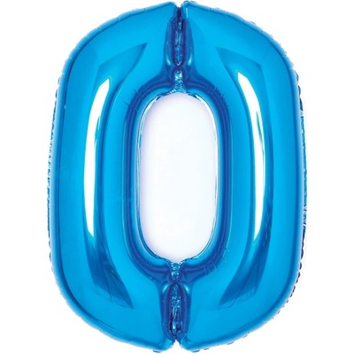 Amscan Fóliový balón číslo modrý 0 66 cm