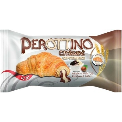Hungaro Impex Kft. Perottino croissant plnený kakaovým a vanilkovým krémom 55 g