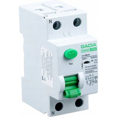 Gacia proudový chránič 6kA 2P 40A 30mA typ: A