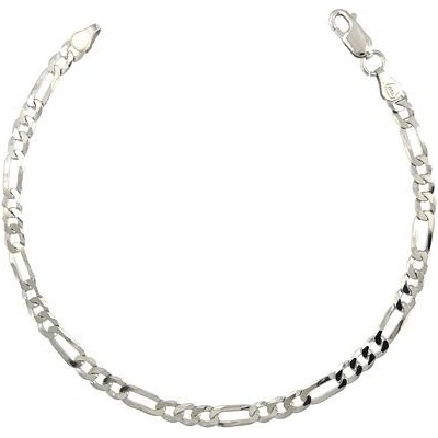 INFINITYSILVER Stříbrný náramek FIGARO 6 100210020