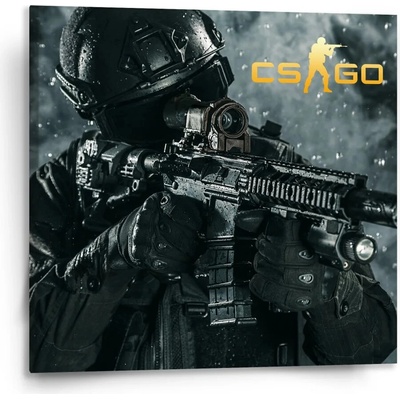 Sablio Obraz CS:GO Voják 1 - 110x110 cm Varianta: 110x110cm