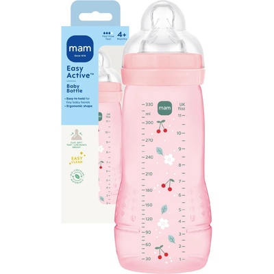 Mam kojenecká láhev anti colic Easy Active růžová 330 ml