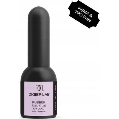 Didier Lab Kaučuková báze pro hybridní laky, Icy Lilac, 10 ml