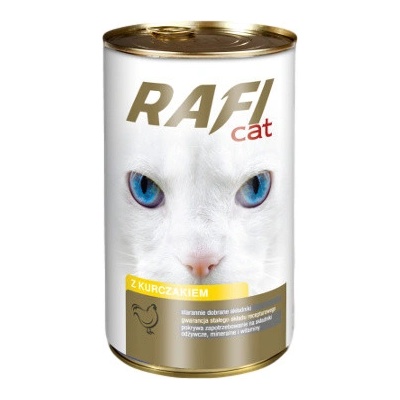 RAFI Kočičí kousky s drůbežím masem v omáčce 415 g