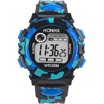HONHX Детски часовник honhx shock, Дигитален, Син (honhx-62003-blue)