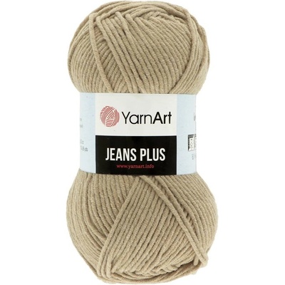 YarnArt Jeans Plus 48 šedohnědá