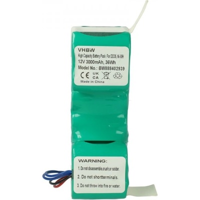 VHBW Батерия за iRobot Roomba Combo, Ni-MH, 3000 mAh (888402939)