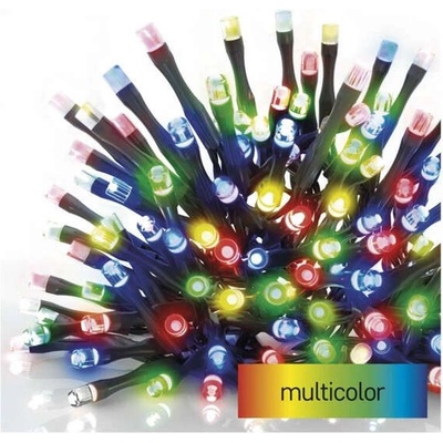 EMOS Standard LED коледни лампички, 10 м, за открито и закрито, многоцветни (D1AM03)