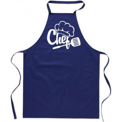 Povidlo.cz Zástěra Chef Kralovská modrá