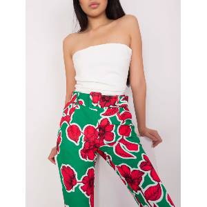 Italy Moda Дамски панталон модел 12787E. 13 Italy Moda цвят зелен