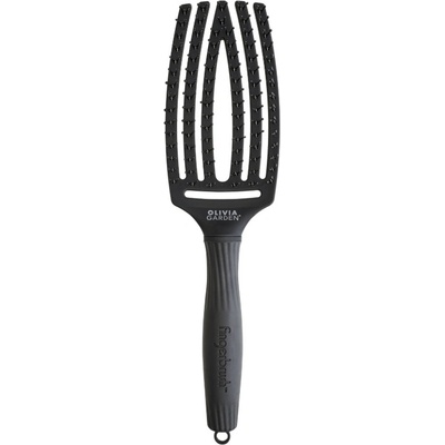 Olivia Garden Fingerbrush Care Ionic Double Bristles Medium Black – Hledejceny.cz