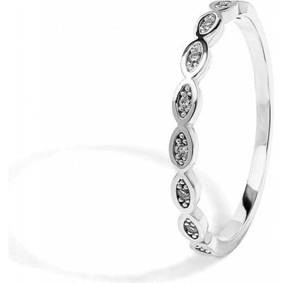 Blink Blink Výročný diamantový prsteň biele zlato 1366BDG