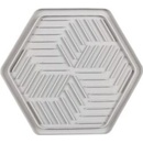 Flamingo lízací podložka M 24 x 21 x 1 cm šedá