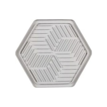 Flamingo lízací podložka M 24 x 21 x 1 cm šedá