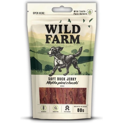 WILD FARM мека патешка гърда 80 г лакомство за кучета
