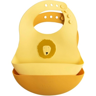 Trixie Baby Silikonový bryndák 2-pack Lion