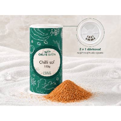 Chute Sveta Chilli soľ 130g pálivá ochutená soľ