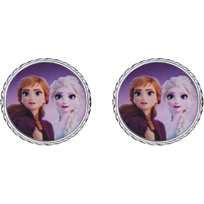 Disney Anna a Elsa stříbrné náušnice ES00023SL.CS