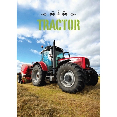 BrandMac Fleecová deka Červený traktor
