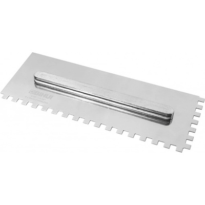 Bihui Rychloupínací nerez hladítko s hranatými zuby, 280x115mm Rozměr zubu: 8x8mm
