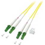 Conneu LC-APC-LC-APC дуплексна пач корда, сингълмод OS2, 3 мм. , жълта, Conneu (5.0 м) (CNFJ-LCALCAOS2DYE3mm-5)