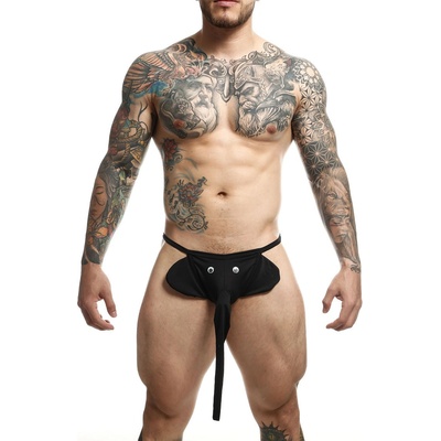 MOB Eroticwear Elephant Thong Black