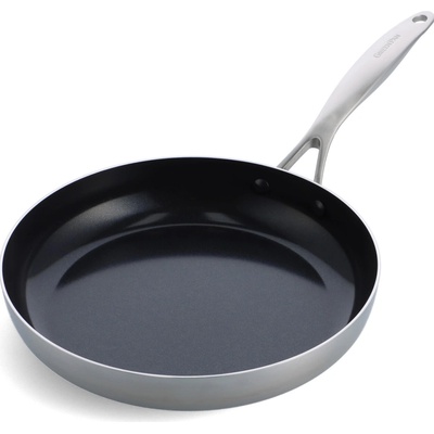 GreenPan Nerezová panvica s keramickým nepriľnavým povrchom, Geneva, Ø 28 cm CC004780-001