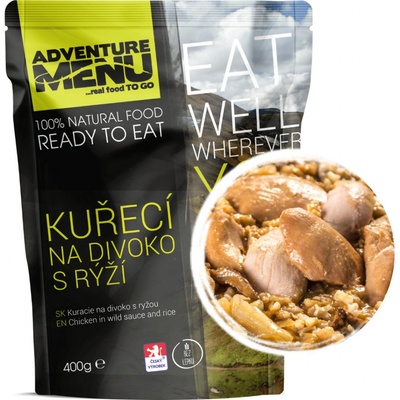 Adventure Menu kuře na divoko s rýží 400 g