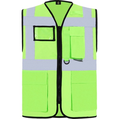 Korntex hi-vis kxmf berlin / Светлоотразителна многофункционална жилетка - лаймово зелена xl (76kxmf04204)