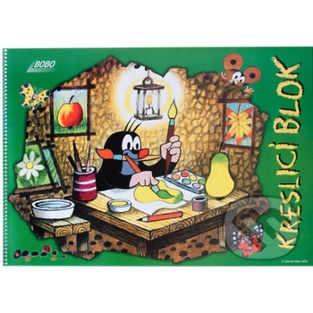 Kreslící blok KRTEK s boční vazbou A3 čistý 20 listů