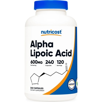 Nutricost Alpha Lipoic Acid, 240 капсули, Nutricost