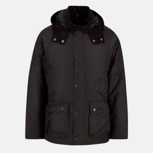 Barbour Яке Barbour Men's Modern Beaufort Quilted Hooded Full Zip Wax Jacket - Dk Brown/Oak
