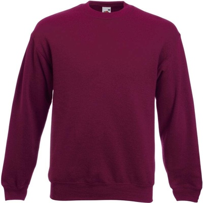 Classic Set-In sweat white burgundy