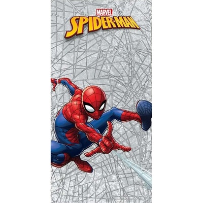 Carbotex Bavlněná plážová osuška Spiderman motiv Pavučina 70 x 140 cm