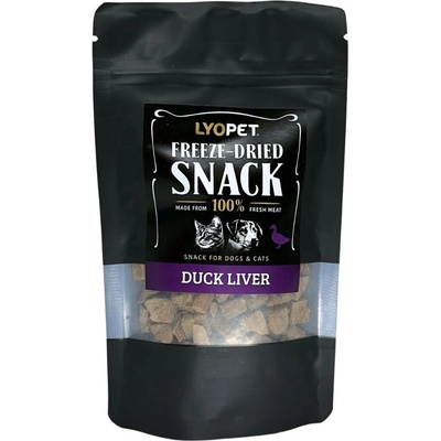 Lyopet Freeze Dried Snack Duck Liver 30 g