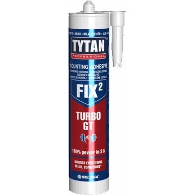 Tytan ЛЕПИЛО МОНТАЖНО tytan fix2 turbo gt 290мл БЯЛО (103243)