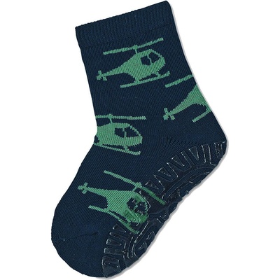 Sterntaler Детски термо чорапи със силикон с хеликоптери, тъмно сини, Sterntaler