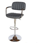 Bogdan Furniture Am Бар стол Калипсо-13 кожа-сива