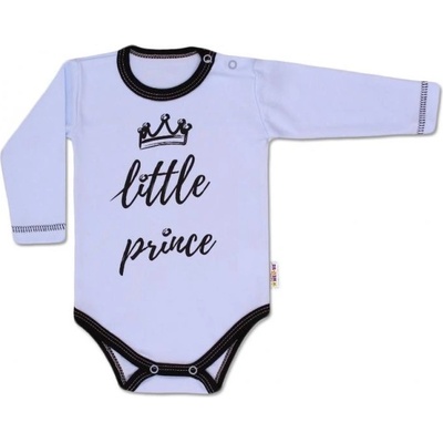 Baby Nellys Body dlhý rukáv Little Prince modré