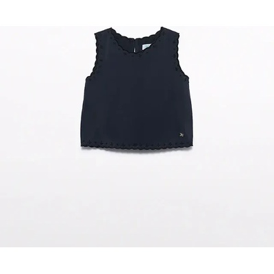 Abel & Lula Черен топ за момиче Abel&Lula с фини бродерии
