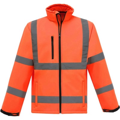 Yoko bunda HVK09 Hi Vis softshellová oranžová fluorescent
