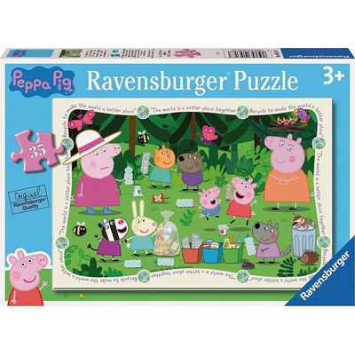 RAVENSBURGER Prasátko Peppa 35 dielov