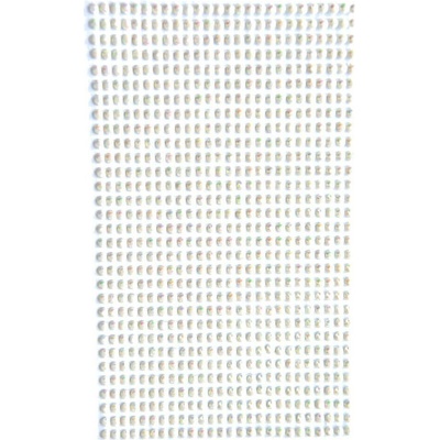 dpCraft Nalepovací kamínky 3 mm pastelové s duhovými odlesky 806 ks