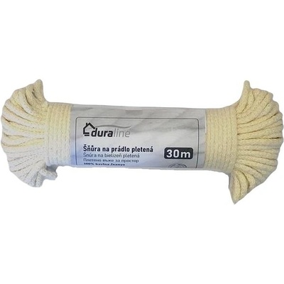 DURAline Prádelní šňůra 30 m ECO 100% bavlna
