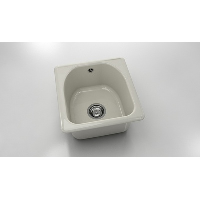 FAT Мивка Classic 217, Polymer marble, 11 Сив гранит, с включен сифон