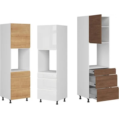 BRW Висок шкаф за фурна Sole - DPS_60/207_2STB/STB/L - плавно затваряне (Sole - DPS_60/207_2STB/STB/L)