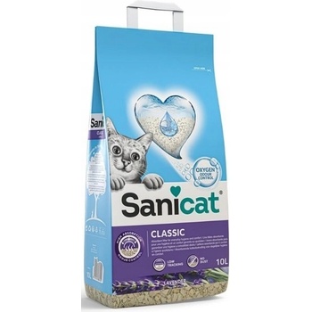 Sanicat Sanicat Classic Lavender levandulová podestýlka neutralizující zápach 10 l